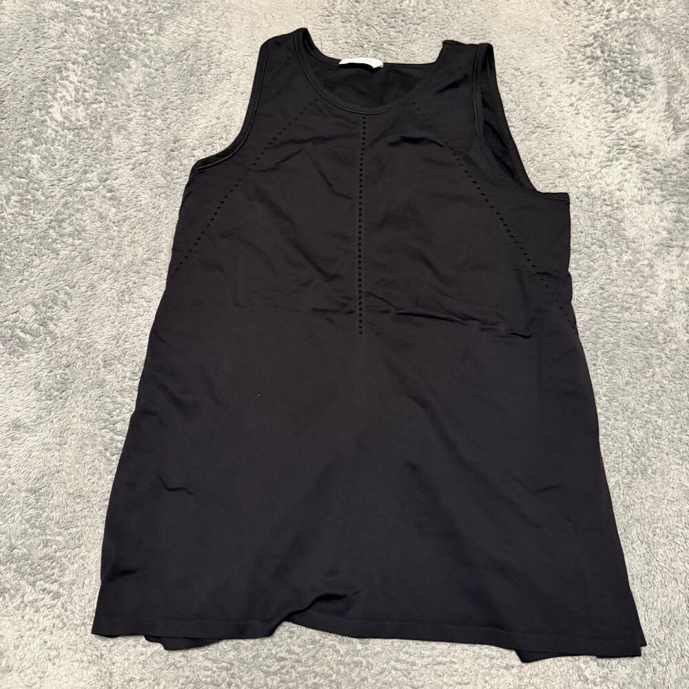 Athleta Tank Top Shirt Womens Medium Black Foothill Seamless